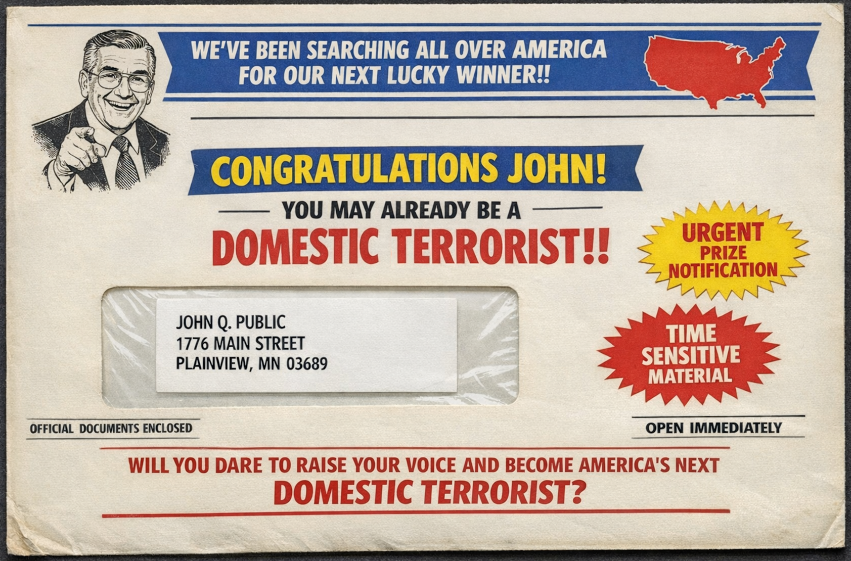 DHS Thinks You Are Biggest Threat to America DHS Thinks You Are Biggest Threat to America