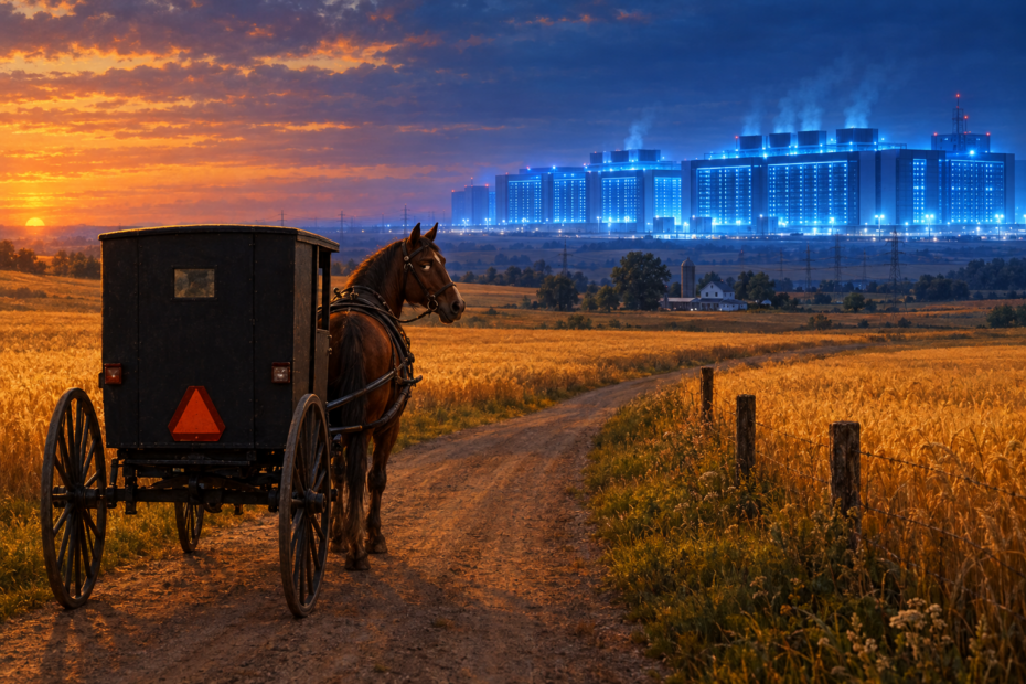 Does “AI” Stand for Amish Intelligence?